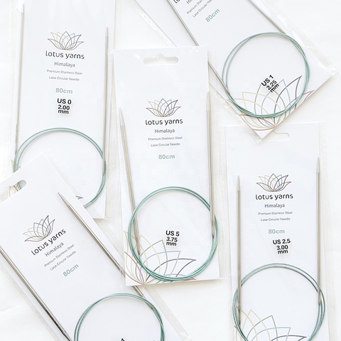Спицы Lotus Yarns Himalaya Premium круговые 4 мм/80 см 18009