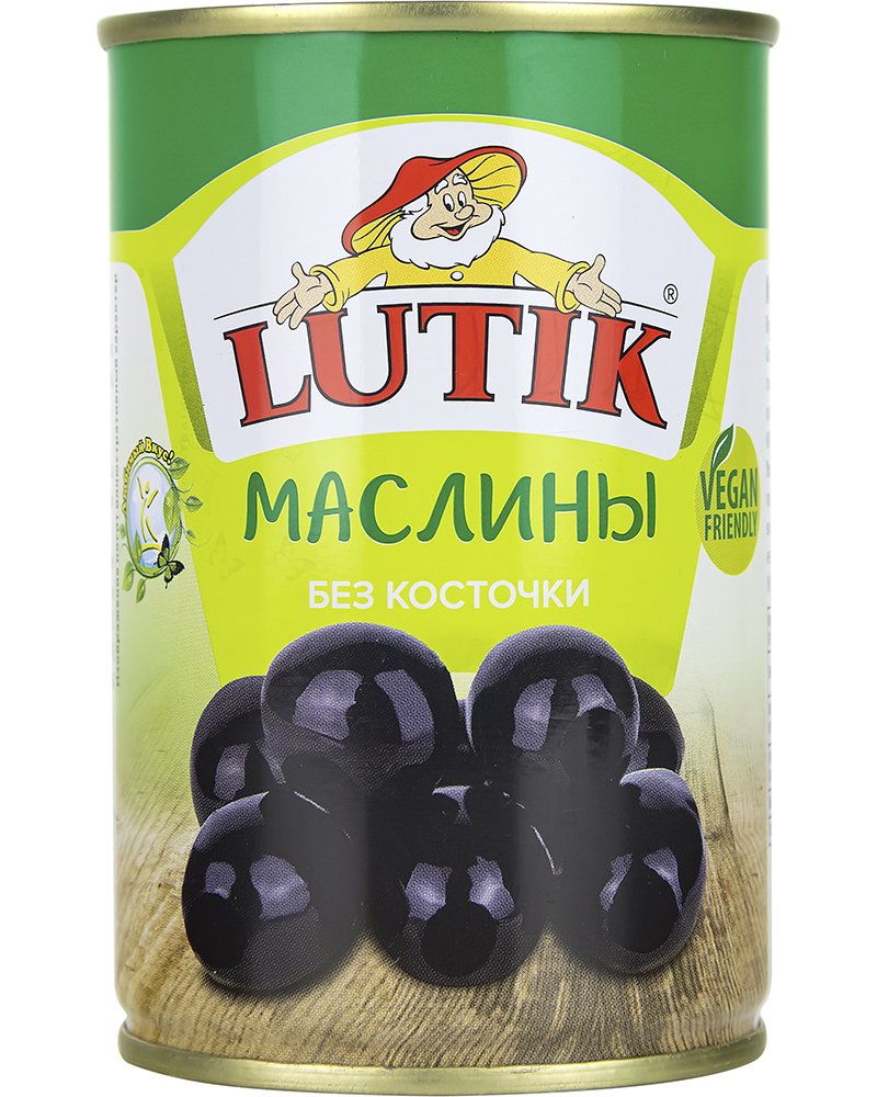 Маслины Lutik без косточки, 280 гр.
