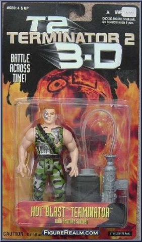 Фигурка Kenner Terminator 2 3-D Hot Blast Terminator (Retro)