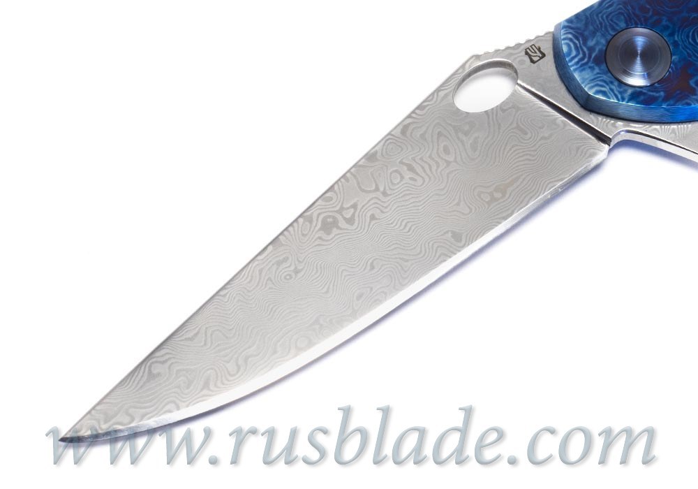Cheburkov Custom Raven Damascus Timascus Bone - фотография 