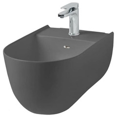 ArtCeram The One THB001 15 00 GRIGIO OLIVA*1 Биде подвесное, цвет: серый фото