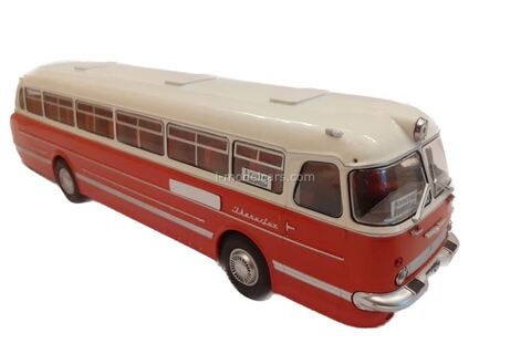 Ikarus-55.14 Leningrad 1953 red alizarin DEMPRICE 1:43