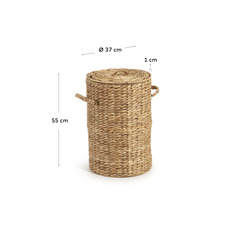 Yessira Корзина для белья из натурального волокна 55 см