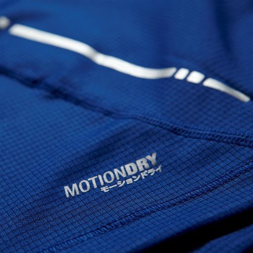 Футболка для бега мужская Asics Ss 1/2 Zip синяя - 3