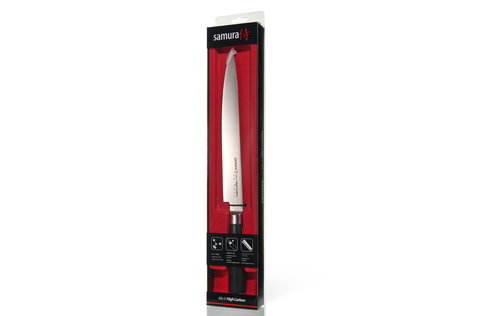 Нож кухонный стальной для нарезки, слайсер Samura Mo-V SM-0045/G-10