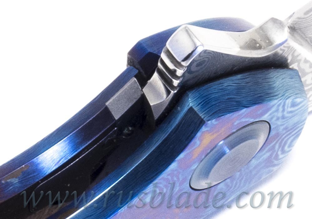 Cheburkov Custom Raven Damascus Timascus Bone - фотография 