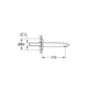 GROHE Eurostyle Cosmopolitan 13276002 Излив для ванны настенный