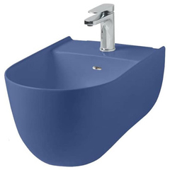 ArtCeram The One THB001 16 00 BLU ZAFFIRO*1 Биде подвесное, цвет: синий фото