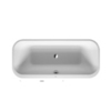Duravit Happy D.2 700319000000000 Ванна 1800х800 мм, отдельностоящая с двумя наклонами для спины, с акр панелью и ножками, цвет белый