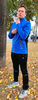 Утеплённый лыжный костюм ArsWear Blue Professional с лямками мужской