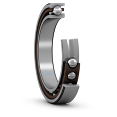 SKF 71909 CEGA/P4A — прецизионный радиально-упорный шарикоподшипник 45×68×12 мм