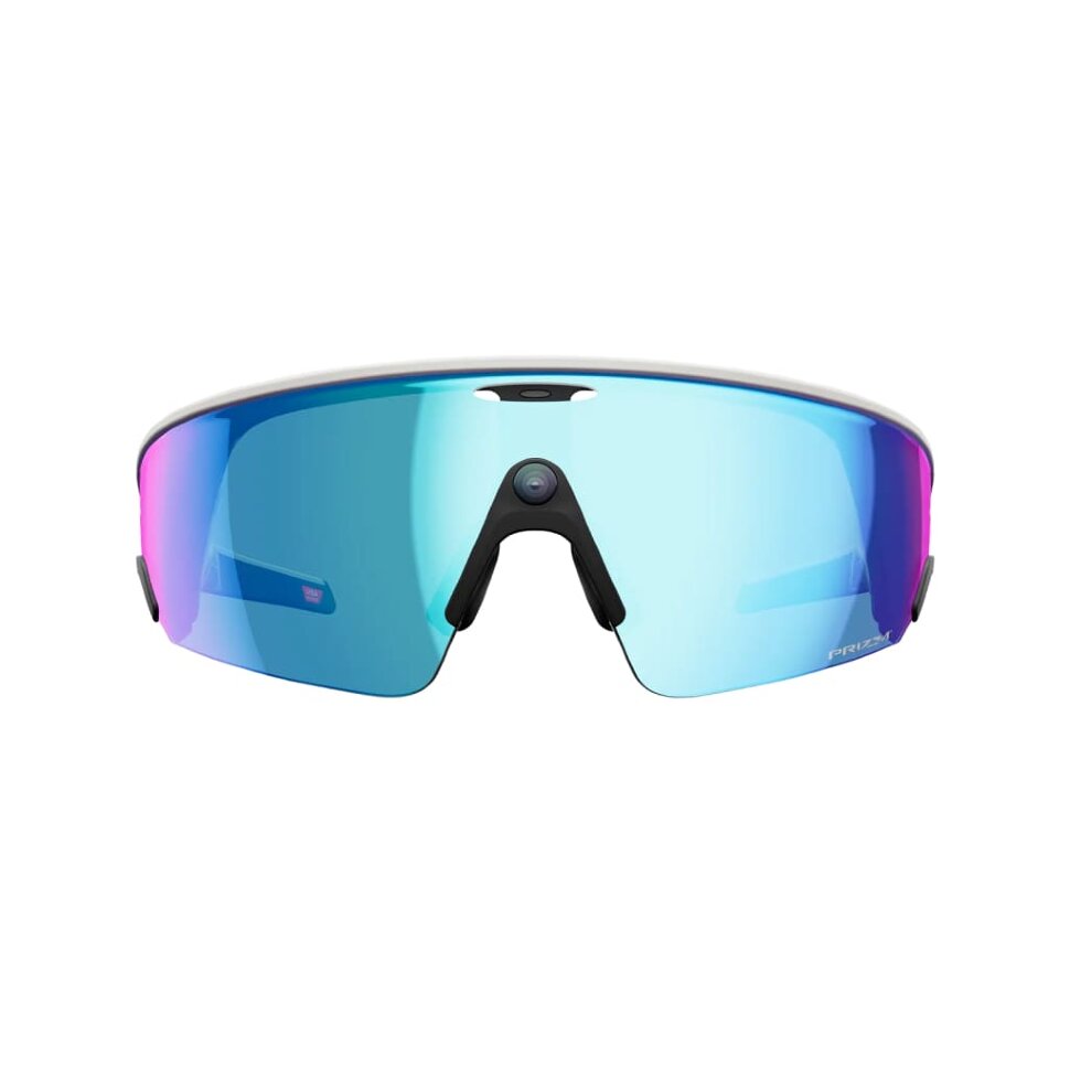 Умные очки Oakley Vanguard (Белая оправа, линзы Prizm Sapphire)