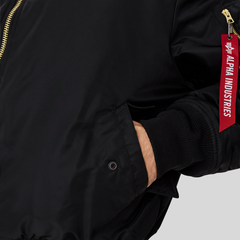 Бомбер Alpha Industries MA-1 Black (Черный)