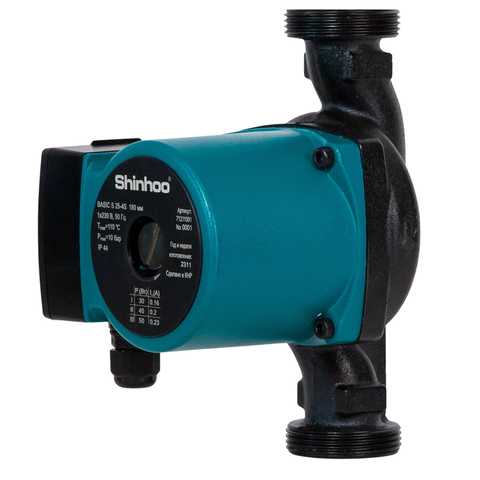 Циркуляционный насос SHINHOO BASIC S 25-4S 180, 71211001