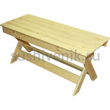 Лавка из ангарской сосны, 100*44,5*40 см - 2