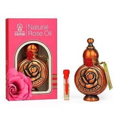 Розовое масло в медном сосуде (конкуме)(Rosa Damascena Mill) 1 мл
