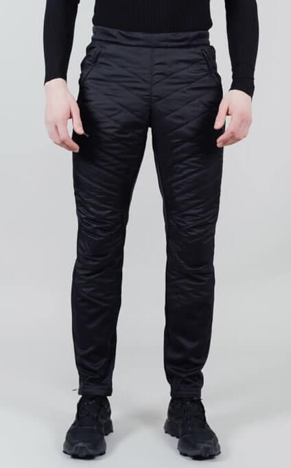 Мужской лыжный костюм с капюшоном Nordski Hybrid Warm light blue-black - 8
