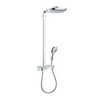 Hansgrohe Raindance Select E 27127000 Душевая система внешнего монтажа с термостатом 110 см с верхней лейкой 30х19 см 3 режима
