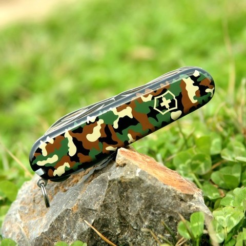 Нож складной Victorinox Huntsman Camouflage, 91 mm (1.3713.94)