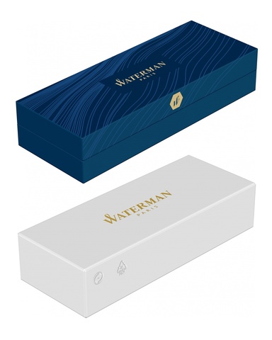 Ручка перьевая Waterman Carene DeLuxe Black & Silver GT, F (S0699920)