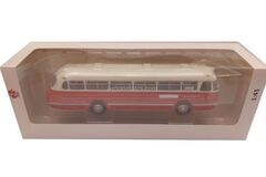 Ikarus-55.14 Leningrad 1953 red alizarin DEMPRICE 1:43