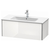 Duravit XSquare XS407302222 База под раковину 1010х478х400 мм, с 1 выдв ящик, цвет белый глянц.(для 233610)