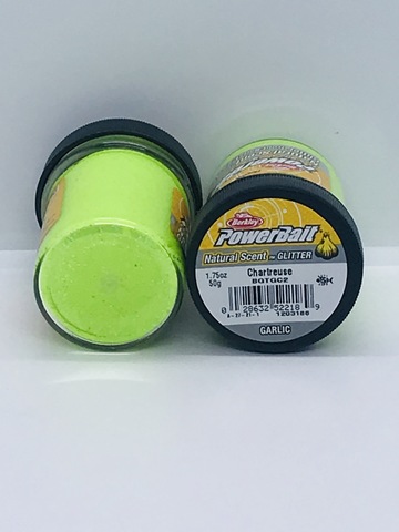 ПАСТА Berkley NATURAL SCENT 50G Garlic GLITTER 1633585 (Чеснок) 6шт/уп (#6)