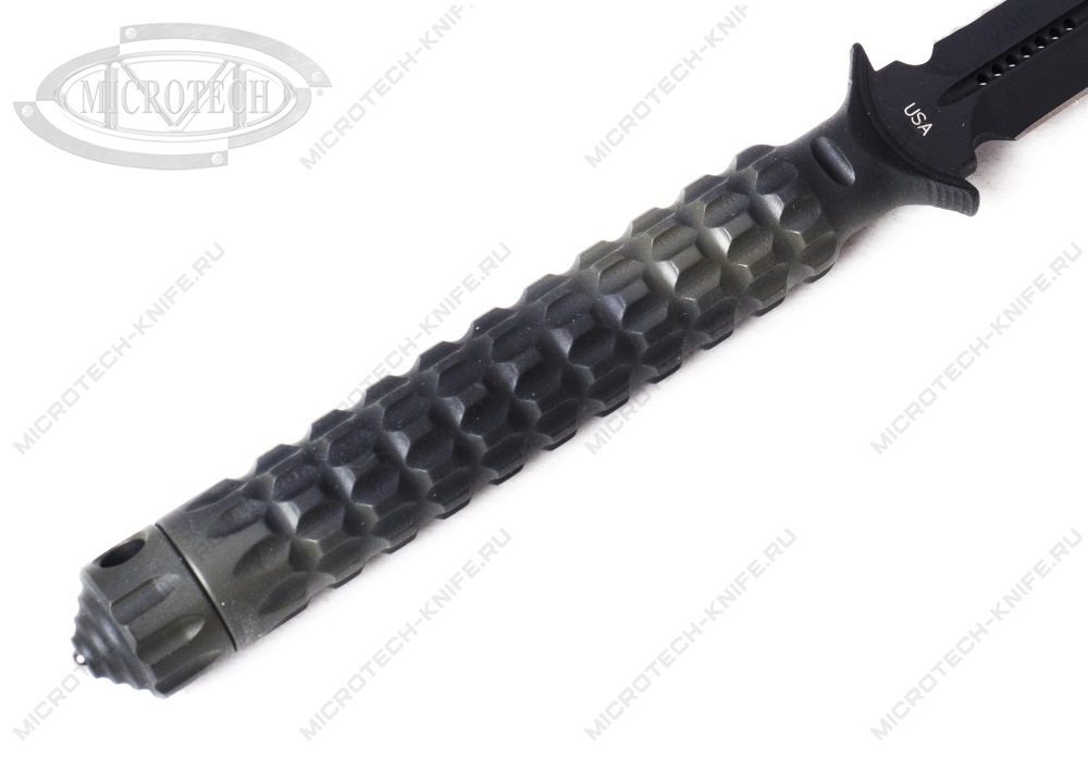 Нож Microtech ADO 115-3GC Green Camo Dagger Fixed Full Serr