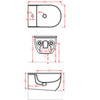 ArtCeram The One THB001 17 00 NERO MATT *1 Биде подвесное, цвет: чёрный