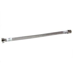 Металлическая подводка для газа 1/2" 1,5 м (гайка/штуцер)