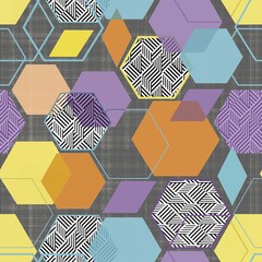 Велюр Geometry multi (Геометрия мульти)