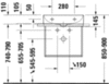 Duravit DuraSquare 2353500044 Раковина мебельная