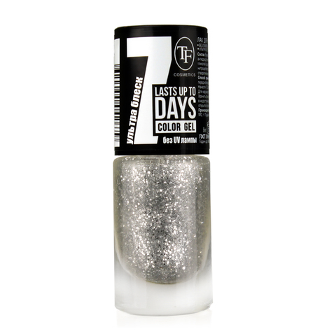 TF Лак для ногтей COLOR GEL  тон 299  Silver ball/Серебрянный бал  8мл