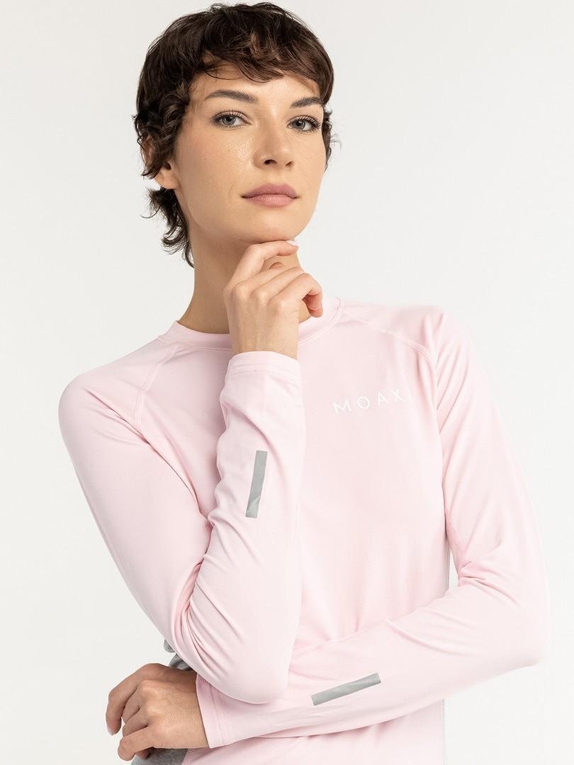 Женская терморубашка с длинным рукавом Moax Comfort Warm розовая - 7