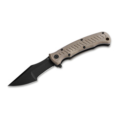 Фото Складной нож Boker Micro Tracker Folder, сталь 154CM, рукоять микарта, песочный/черный