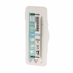 Метчик М10х1,5 (Комплект 3шт, с цапфой) DIN352 HSSEV3 6h 70мм a=5,5 H-Tools 113230HT