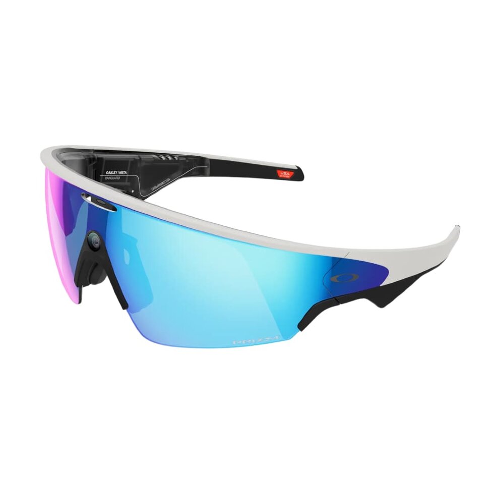 Умные очки Oakley Vanguard (Белая оправа, линзы Prizm Sapphire)