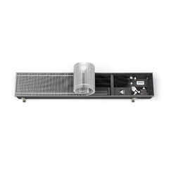 Конвектор внутрипольный Varmann Qtherm Q 230.75.800 RR U EV1, c решеткой