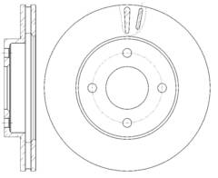 Диск тормозной вентилируемый G-brake  GR-20441