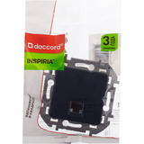 Розетка компьютерная RJ45 категория 6 UTP - Legrand Inspiria - антрацит — фото 2