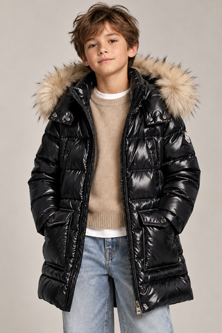 Пуховое пальто Moncler, 116-128