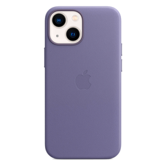 Кожаный чехол с поддержкой MagSafe Apple Leather Case для iPhone 13 mini, Wisteria (Сиреневая глициния)