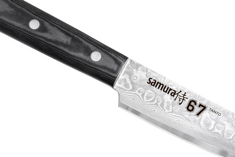 Нож кухонный для нарезки Танто 230мм Samura 67 Damascus SD67-0046MT