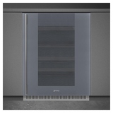 Винный шкаф SMEG CVI138RS3 (петли справа) серебристое стекло