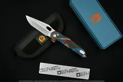 Нож Vosteed Thunderbird сталь M390 Satin рукоять Magpie G10