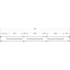 Cezares LUX-LD-80-Cr Душевой лоток 80 см