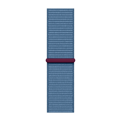 Умные часы Apple Watch Series 9 GPS, 41mm, Aluminium Case with Sport Loop, Silver/Storm Blue (Серебристый/Штормовой синий)