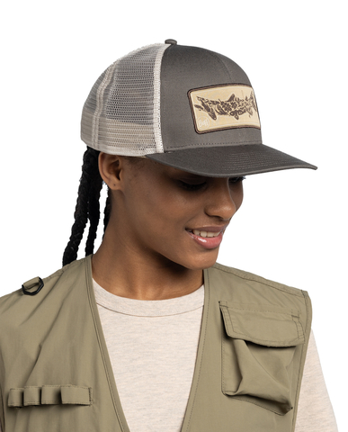 Картинка кепка Buff Explore Trucker Cap Lake River Khaki - 2