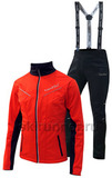 Детский утеплённый лыжный костюм Nordski Premium 2018 Red-black
