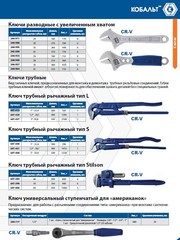 Ключ трубный КОБАЛЬТ тип Stilson 350 мм CR-V (647-390)
